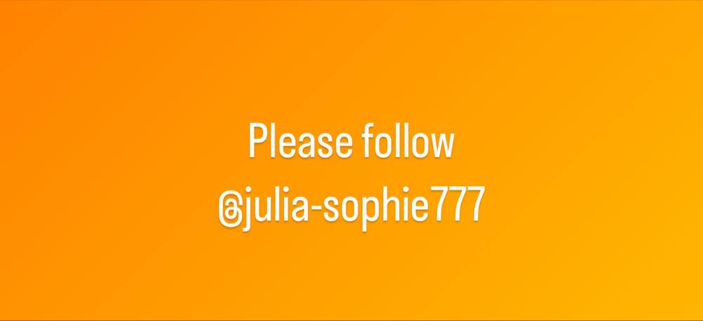 Please follow @julia-sophie777 OnlyFans – free nudes, naked, leaked