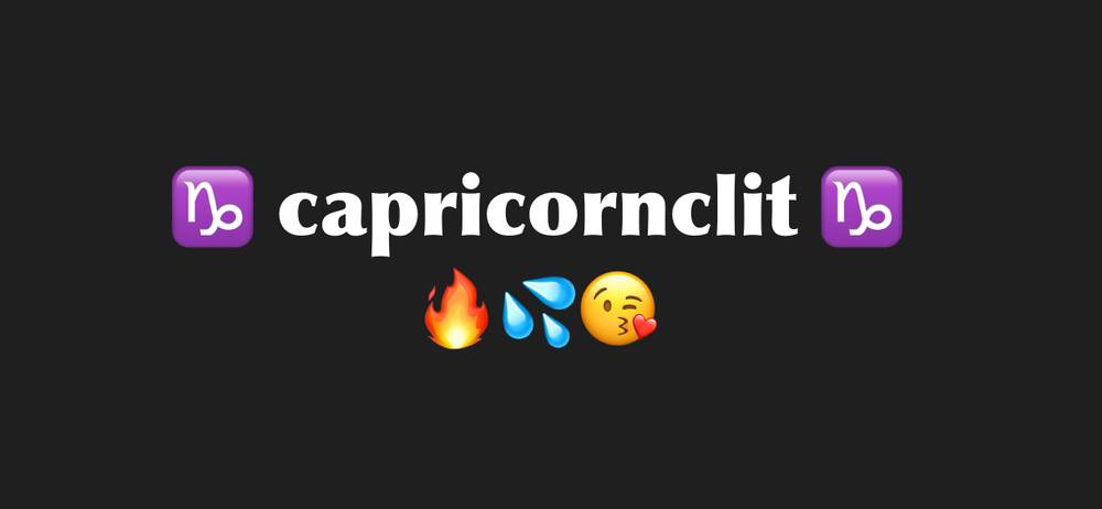 capricorn clit