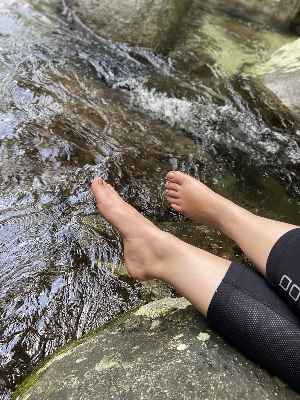 Tiny Blonde Feet